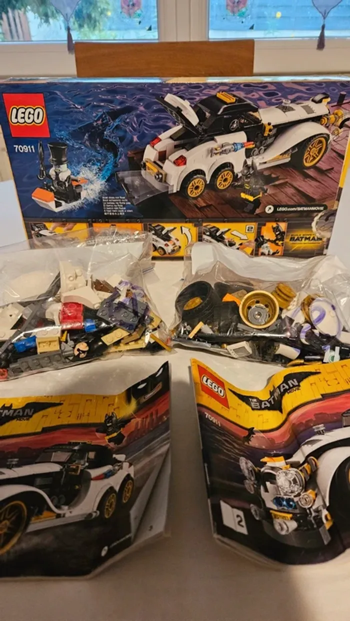 LEGO Batman Movie 70911- La voiture du Pingouin Artic Roller avec boîte et notices
