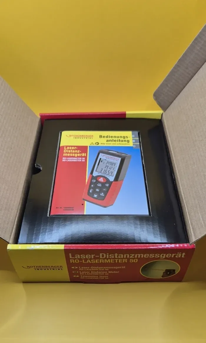[NEUF] Télémètre Laser (mètre laser) Professionnel - 50 mètres - Rothenberger - photo numéro 3
