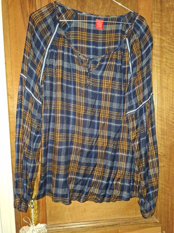 Blouse écossaise
