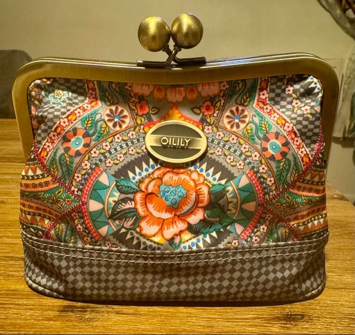 Trousse maquillage Oilily – Fermoir rétro – Très bon état