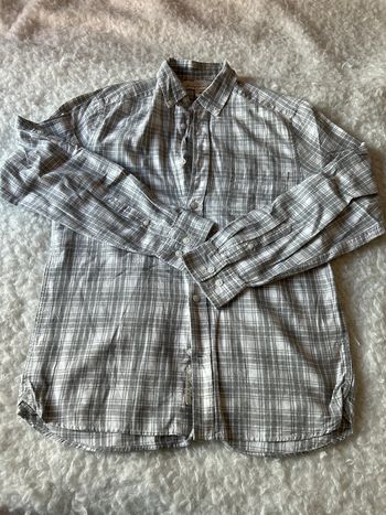 Chemise à carreaux grise S H&M