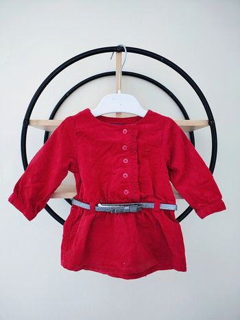 3 mois robe côtelée tape a l'oeil