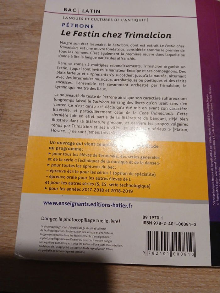 Bac latin - photo numéro 2