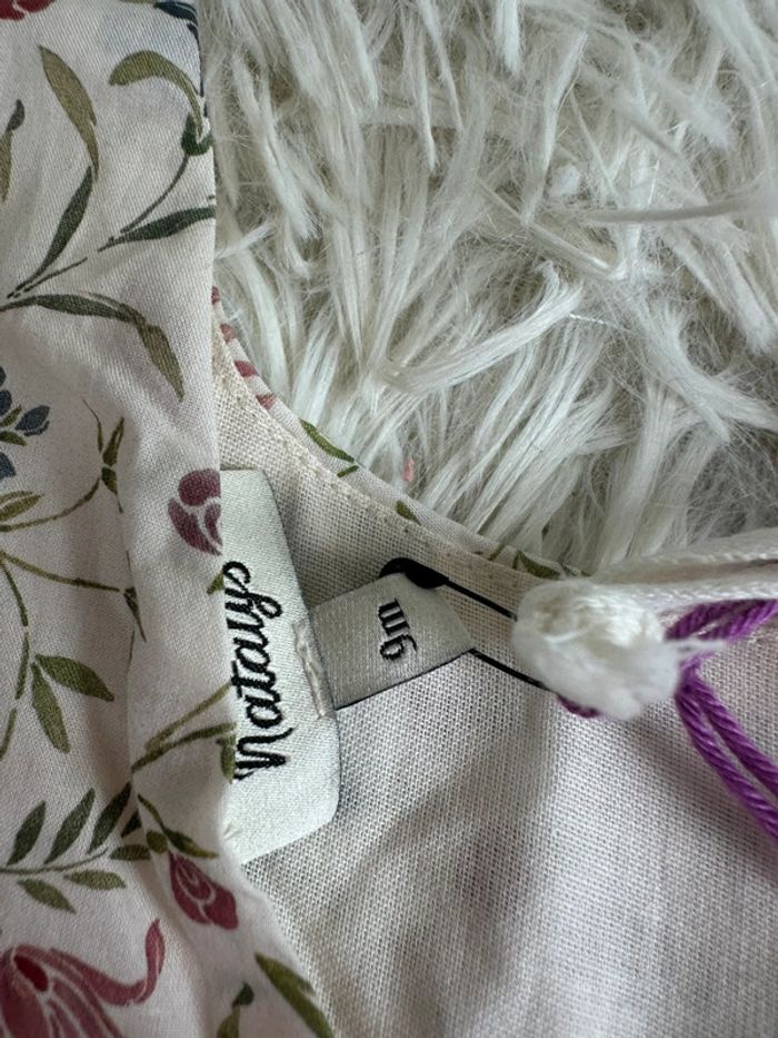 Robe Fabia craie liberty Natalys taille 9 mois - photo numéro 5