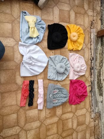 Bonnet et bandeau enfant 6/12 mois