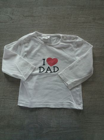 Tee shirt manches longues 12 mois