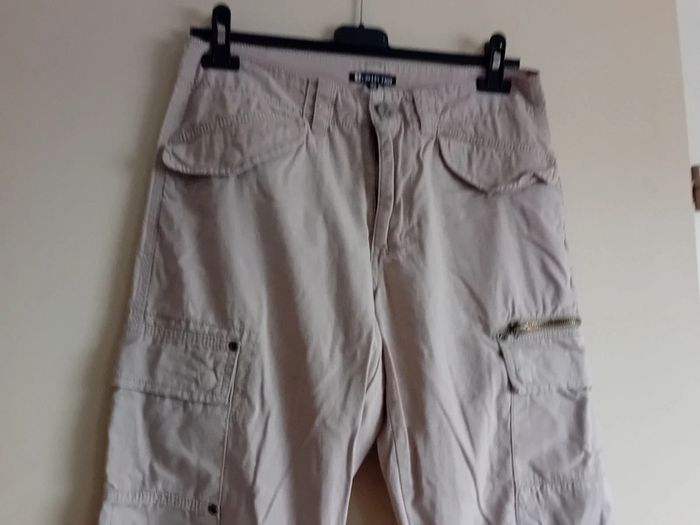 Pantalon cargo beige Taille 38 - photo numéro 3