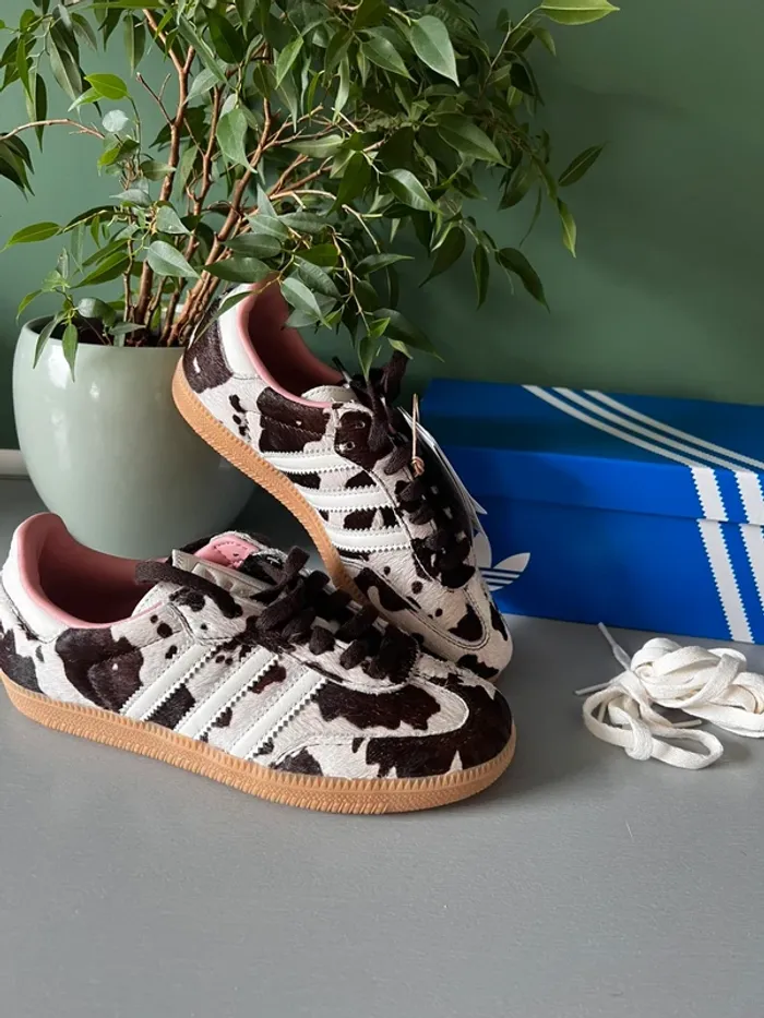 adidas Samba OG imprimé vache - photo numéro 2
