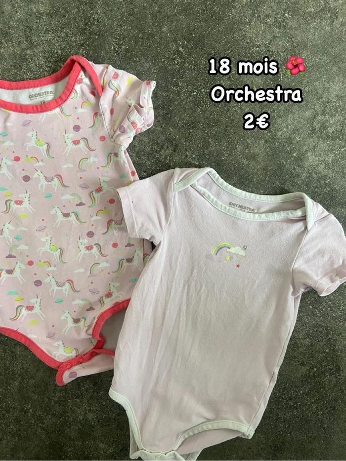 Bodys 🌺 18 mois 🌺 Orchestra
