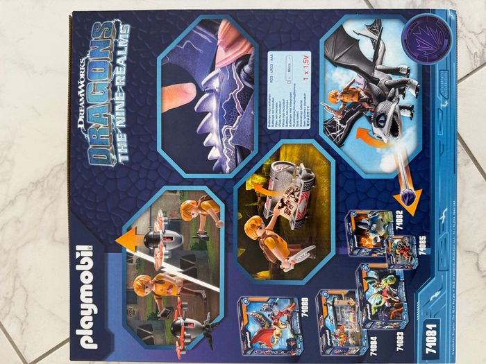 71081 - Playmobil Dragons The Nine Realms - Thunder & Tom - photo numéro 2