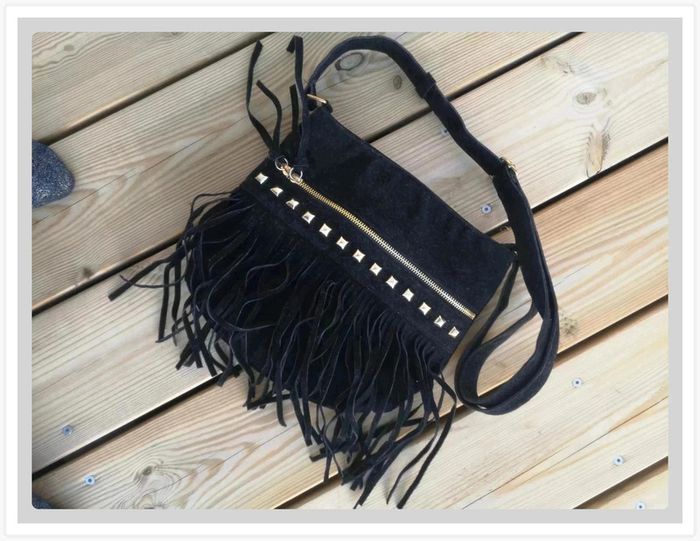 Sac bandoulière à franges - photo numéro 4