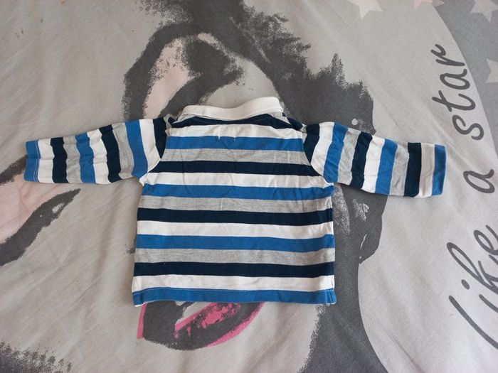 Polo manches longues 9 mois Mots d'enfants - photo numéro 5