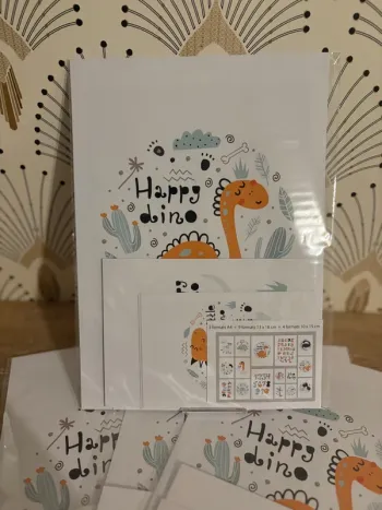 Affiches “Dino Party” pour chambre enfant