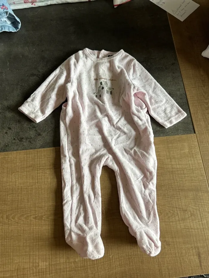 Pyjama 1 pièce, bébé fille, 6 mois