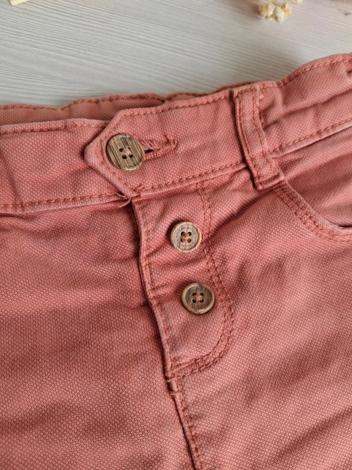 Short jean garçon terracotta Tape à l’œil  23 mois neuf - photo numéro 2