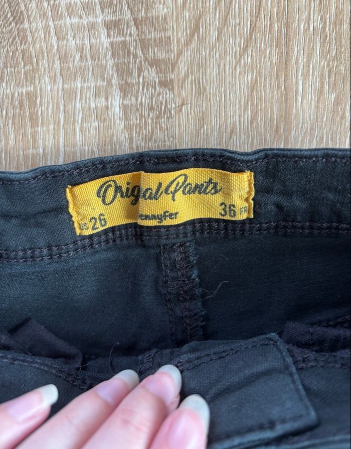 Jeans skinny taille haute noir Jennyfer très bon état - photo numéro 6