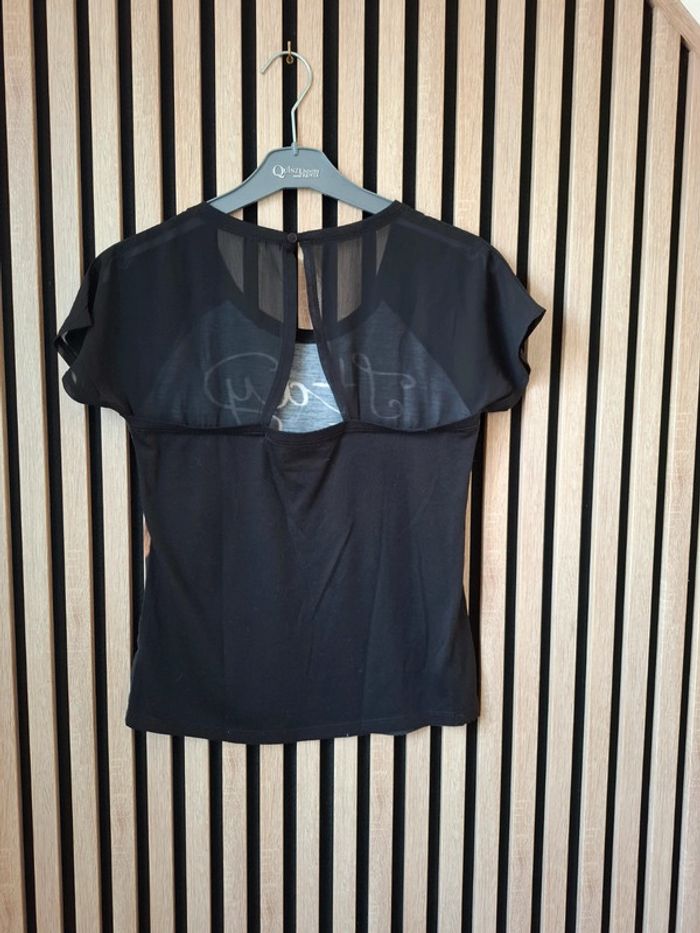 Tee shirt Kaporal noir T 36 - photo numéro 2
