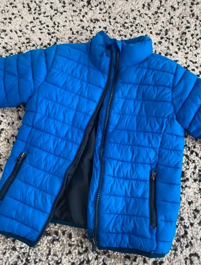 Doudoune bleue lupilu 4 ans - photo numéro 3