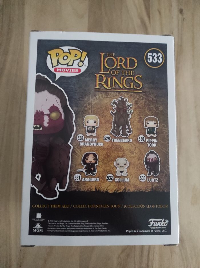 Figurine Funko pop Lurtz 533 ( Le Seigneur des Anneaux ) - photo numéro 2