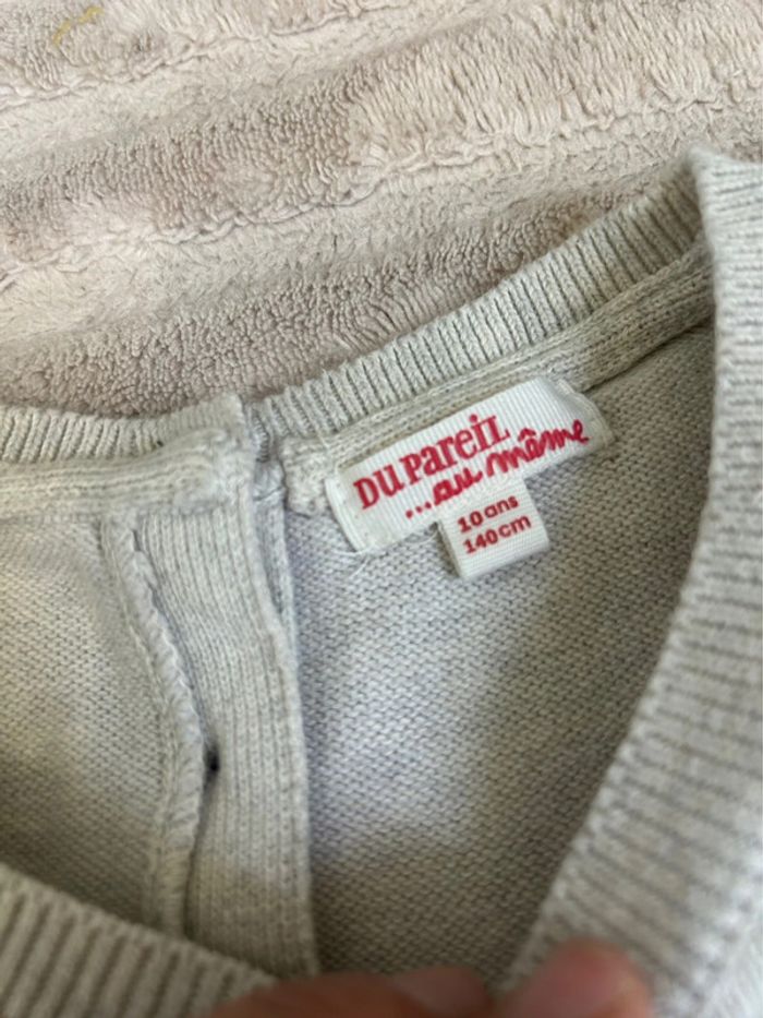 Pull Du pareil au même taille 10 ans - photo numéro 4