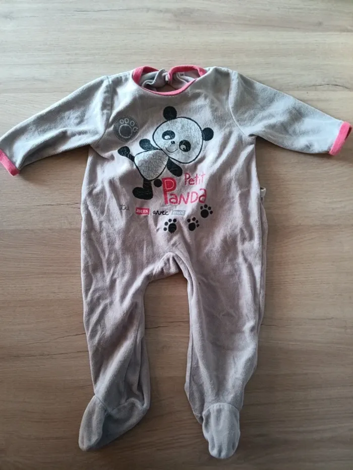 Pyjama velours 6 mois