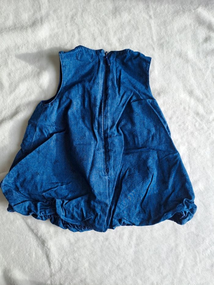 Robe en jean bébé fille taille 3 mois - photo numéro 2