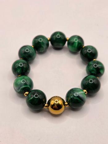 Bracelet en acétate et acier inoxydable 