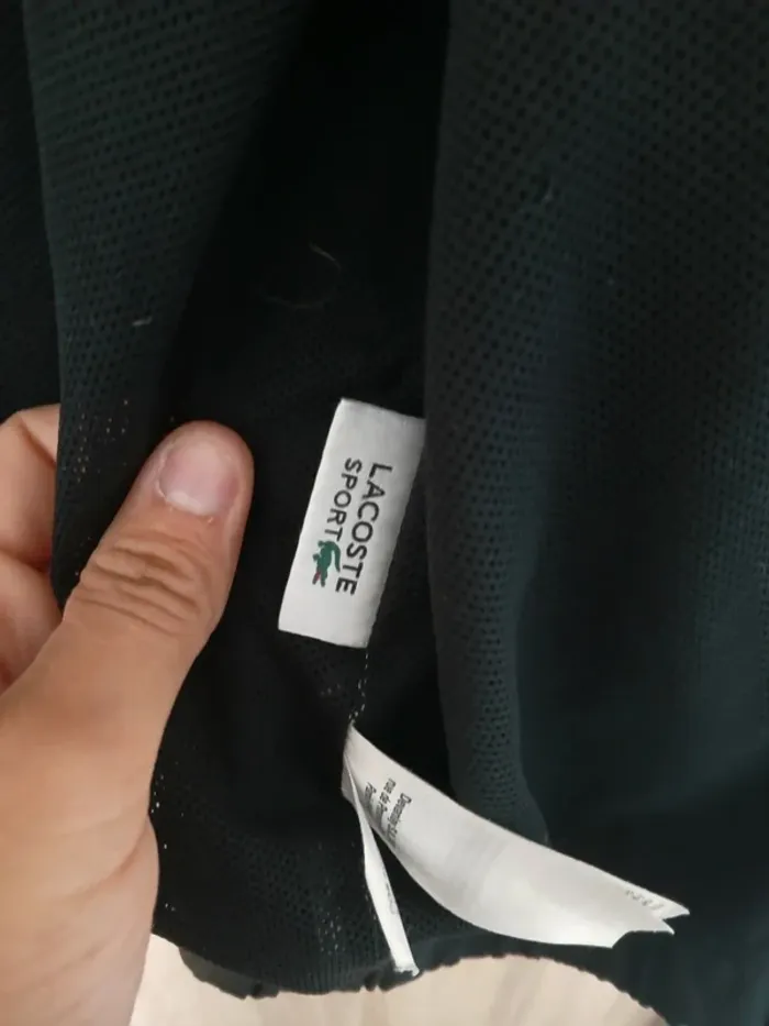 Veste lacoste sport S noir et blanc - photo numéro 5