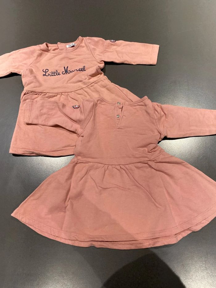 Lot de 2 robes Little marcel 3 mois - photo numéro 3
