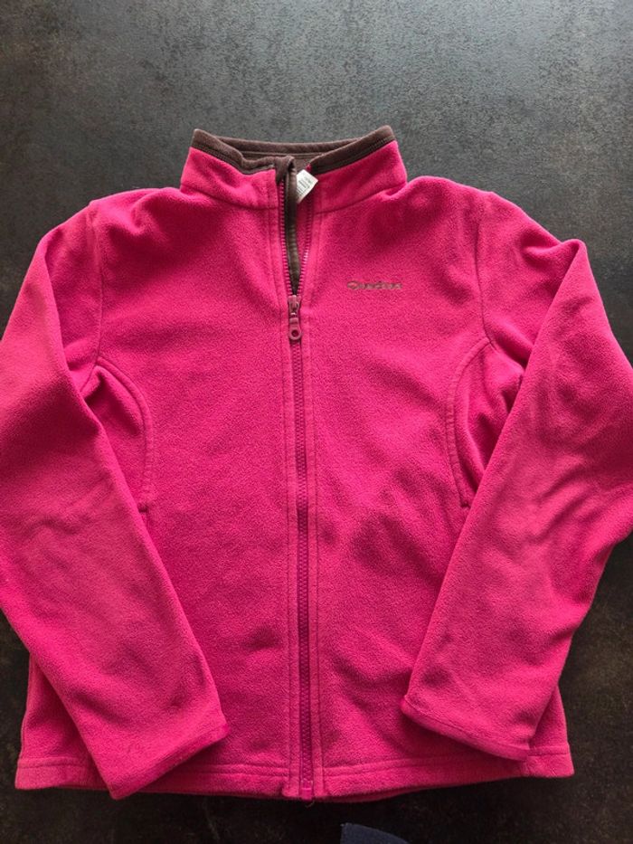 Gilet polaire quechua 12 ans rose