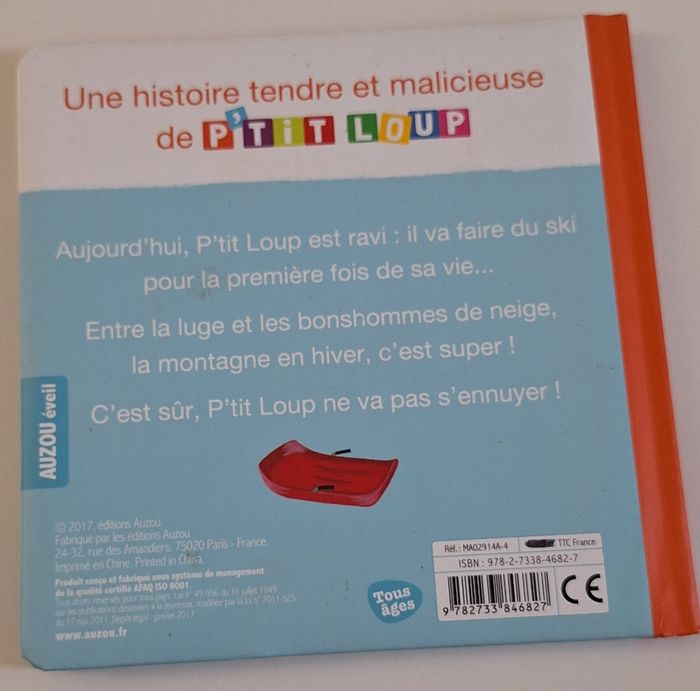 P'tit loup fait du ski - photo numéro 2