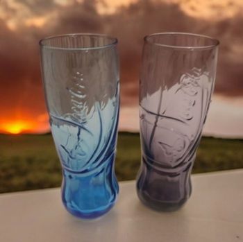 Lot 2 verres coca cola