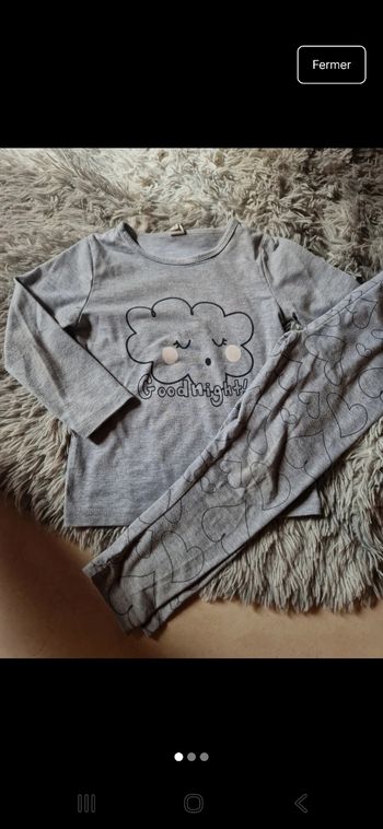 Ensemble pyjama fille 100cm  Shein