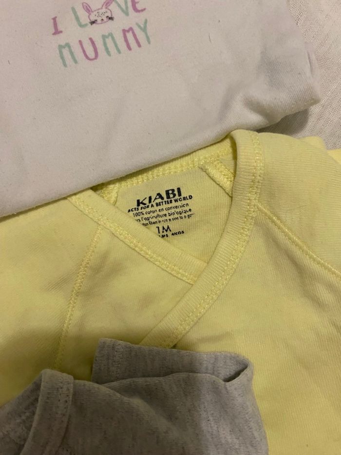 Lots 0-1 mois filles Bodie manche longue et manche courte - photo numéro 4