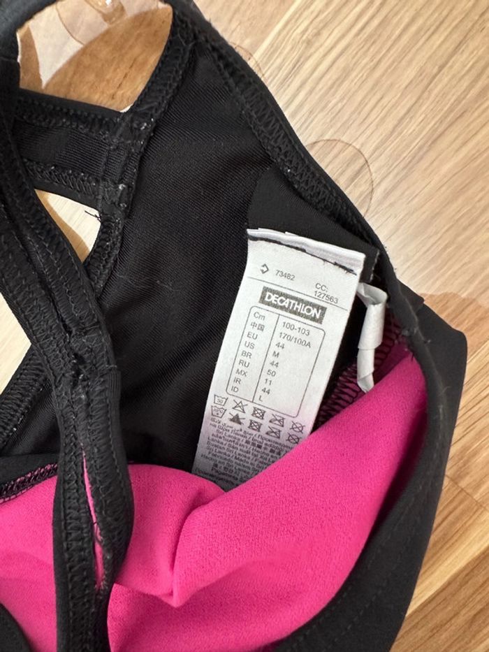 Maillot de bain noir 1p femme sport aquatique • Decathlon - photo numéro 2