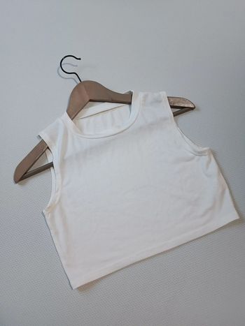 Top court blanc S