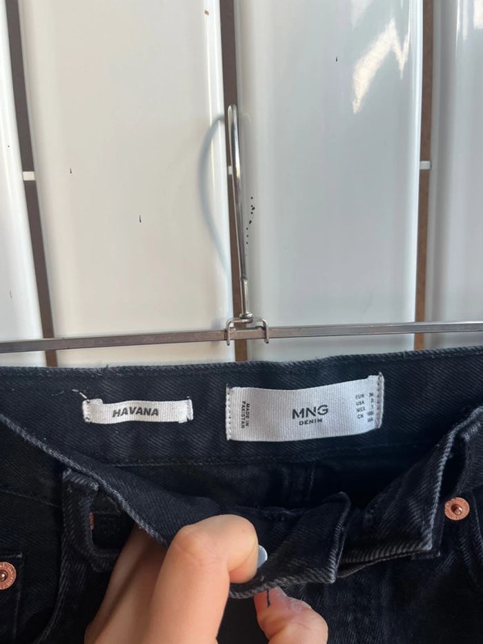jean droit noir Zara 34 - photo numéro 2