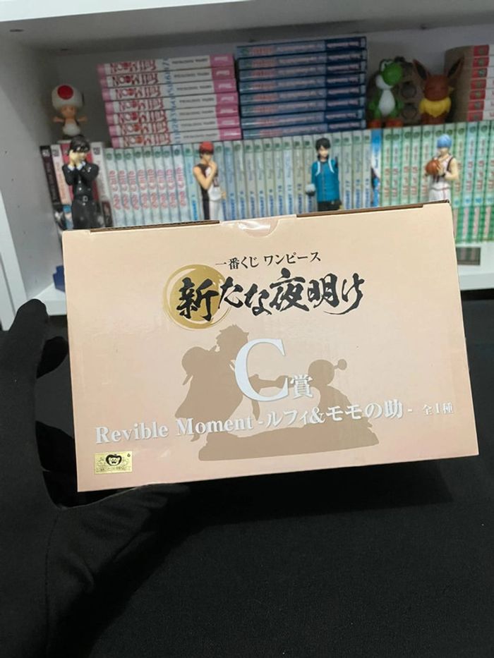 Figurine One Piece - Ichiban Kuji - Revible Moment - Lot C - Luffy & Momomo - photo numéro 6