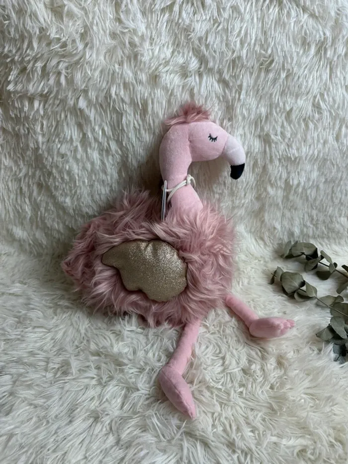 Peluche flamand rose OB design - photo numéro 3