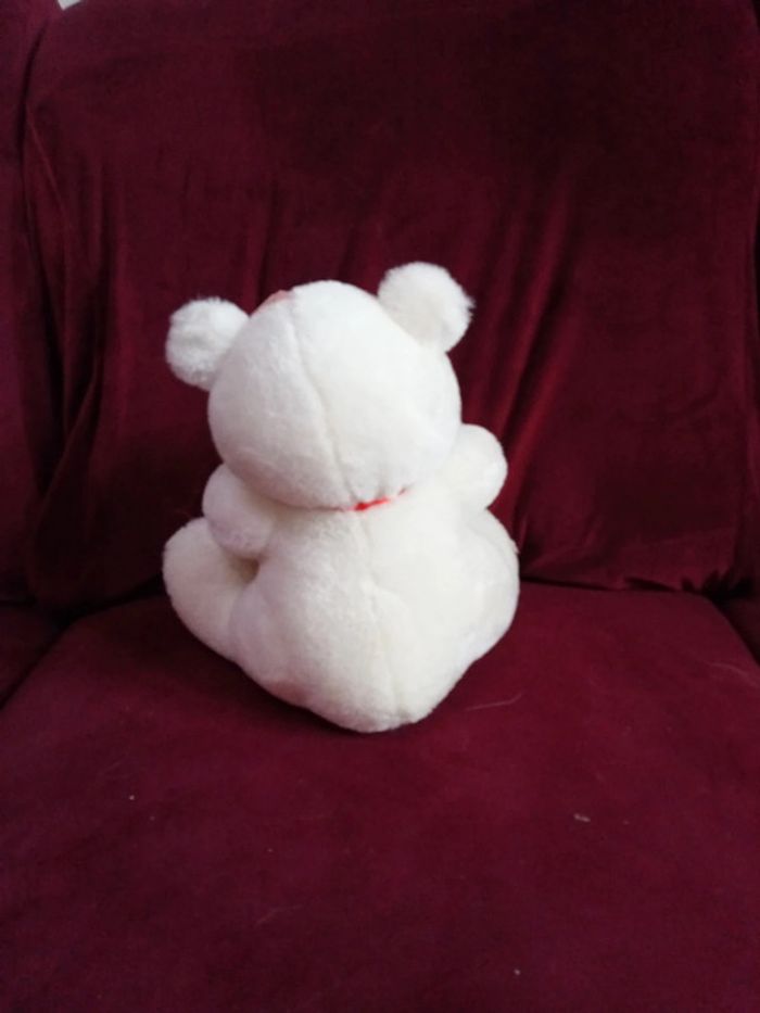 Peluche ours blanc - photo numéro 3
