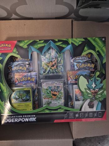 Coffret premium collection Ogerpon ex neuf scellé pokemon français 