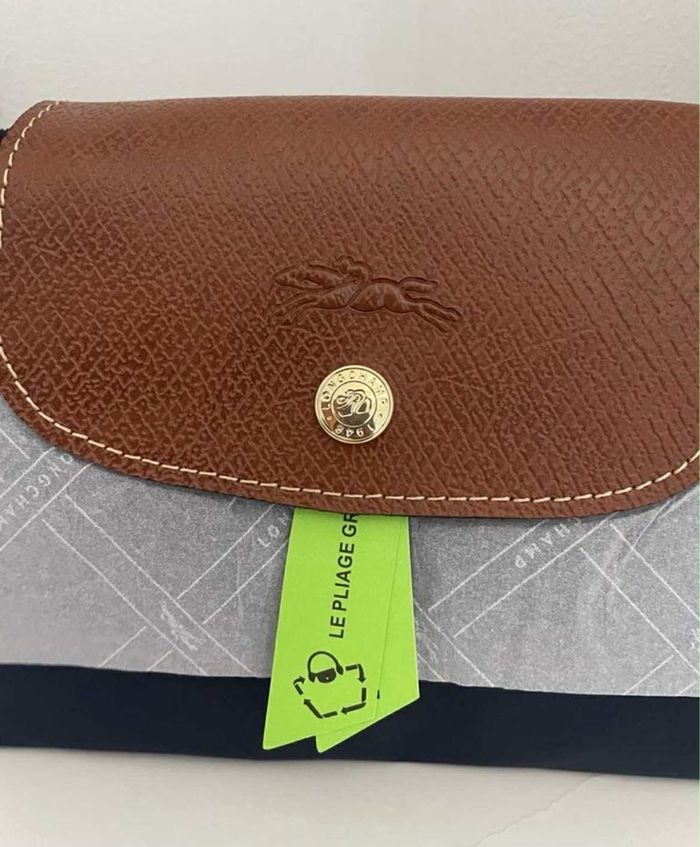 ❤️ sac fourre-tout marine neuf taille L authentique ❤️ - photo numéro 9