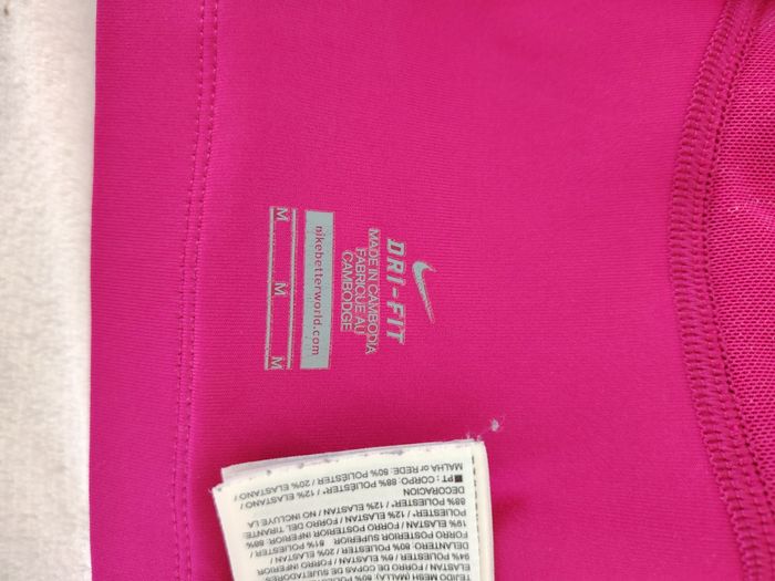 Débardeur de sport Nike Dri-FIT Rose - Taille M - photo numéro 4