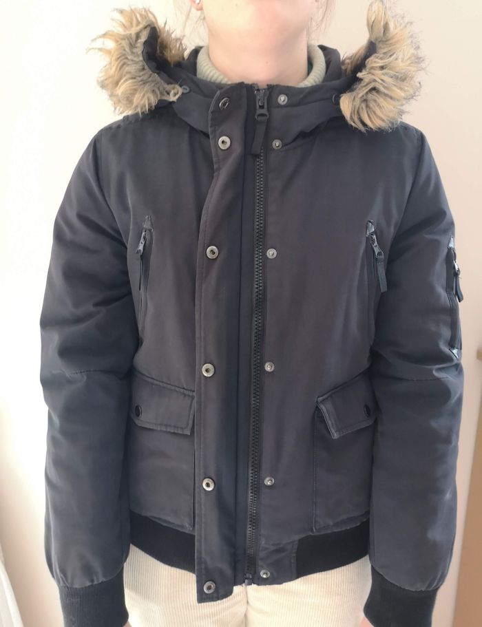Blouson bleu marine T38 - Pimkie - photo numéro 3