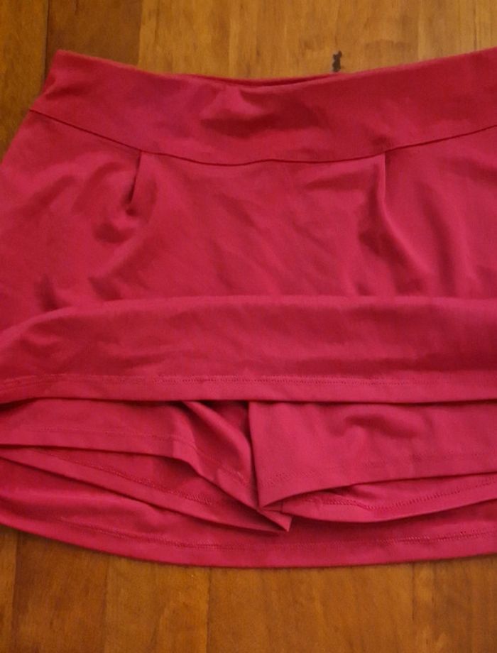 Jupe short sport artengo rose taille 14 ans - photo numéro 2