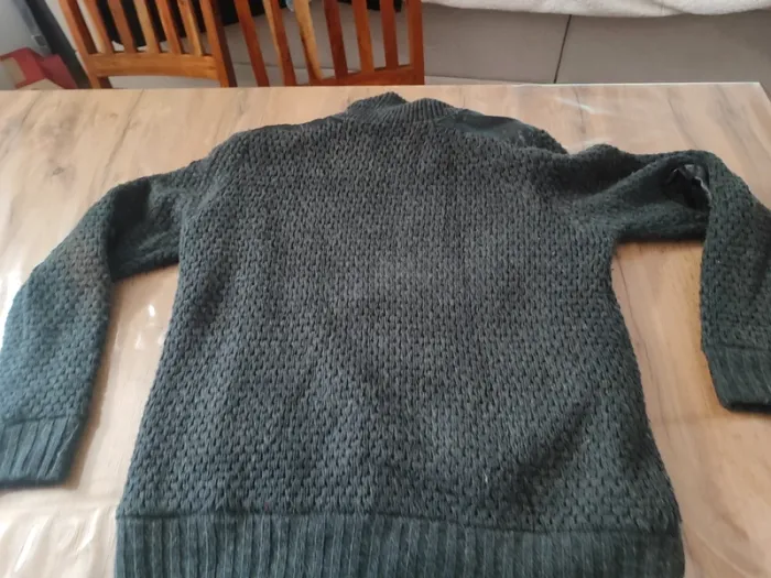 Gilet Dissident Vert Foncé Épais à Boutons - Taille XL - Très Bon État - photo numéro 2