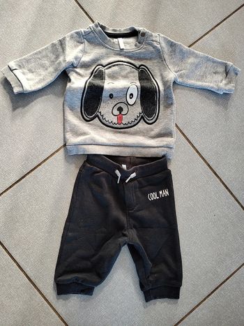 Ensemble Orchestra pull pantalon chien T.3 M