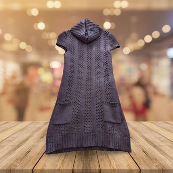 Robe Pull Camaïeu - Col Roulé / Tuba - Maille Torsadée