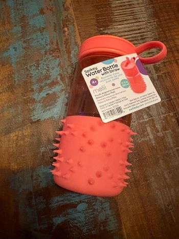 Gourde / Biberon d’apprentissage avec paille – NEUF