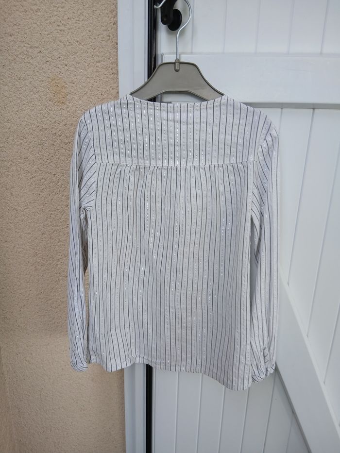 chemise rayée filles CDP taille 8 ans - photo numéro 2